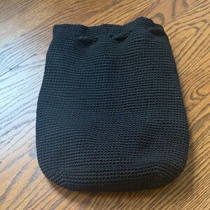 Old Navy Classic Black Knit Backpack